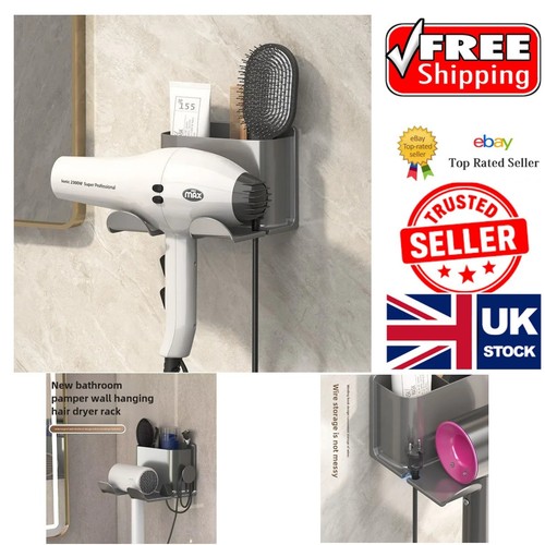 Wall mounted hair dryer holder - dryer,
