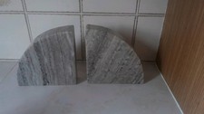 TARAZA MARBLE BOOK ENDS  SOLID