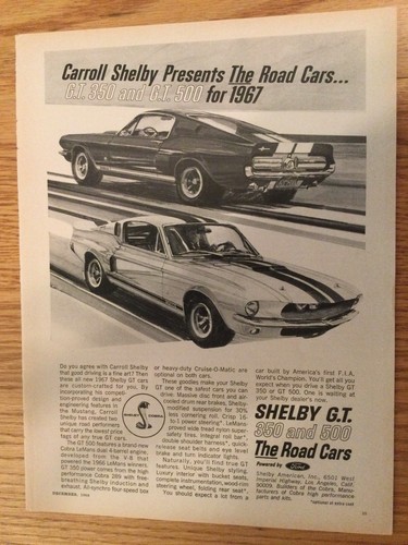 Shelbyadv54 advertisement 1967 - shelbyadv54,