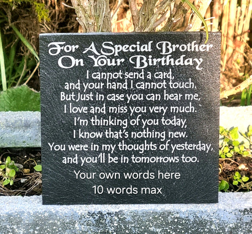 Brother birthday memorial - brother,
