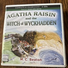 CD Audio book M C Beaton Agatha Raisin Witch of Wyckhadden and 2 books abridged