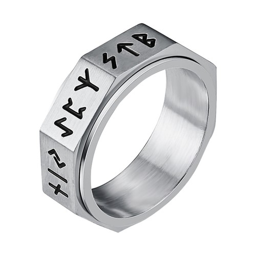 Men viking script eight sided - men,