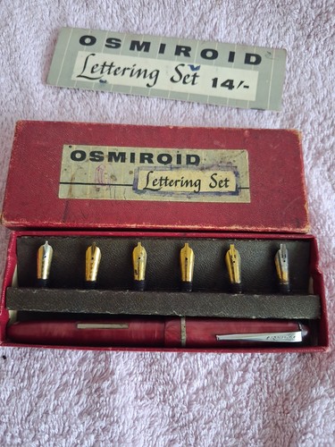 Vintage osmiroid lettering - 65,