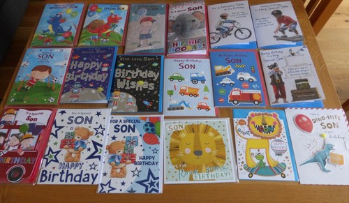 Son birthday card - son,