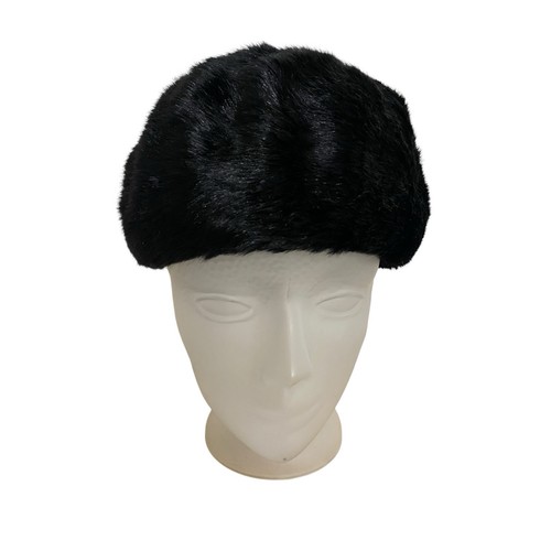 Vintage 60s black pillbox - black,