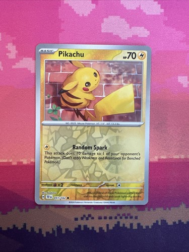 Pokemon card pikachu temporal - pokemon,