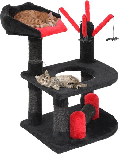 Gothic cat scratching post - gothic,