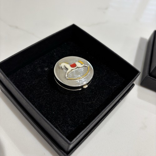 Sterling silver enamel - sterling, rocking