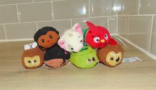 Disney Moana ×7 Tsum Tsum Soft Toy Plush Bundle Set Some Tagged