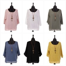 Ladies Italian Lagenlook Tunic