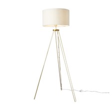 Gold Floor Lamp Tripod Base