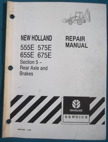 New holland 555e 575e - 575e, 655e
