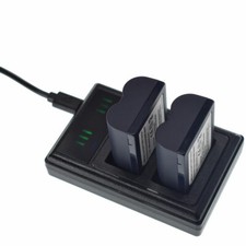 2 Pack CGA-S006 Battery + Charger for Panasonic Lumix DMC-FZ35, FZ18, FZ30, FZ38