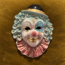 Porcelain Crying Clown Face 3D