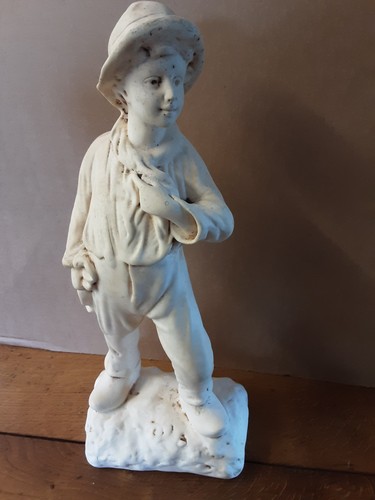 37cm chalkware boy figurine - boy,