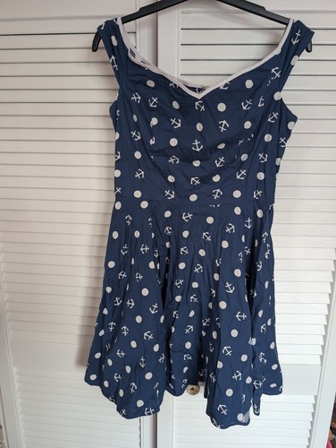 Hell bunny vixen - women's, navy