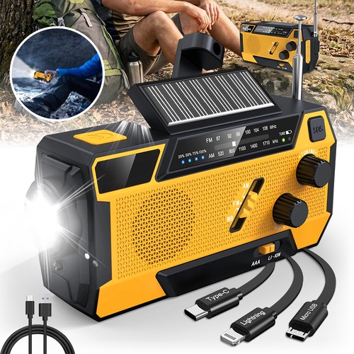 Portable wind radio solar - wind,