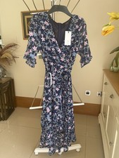 Blue floral print - print, high