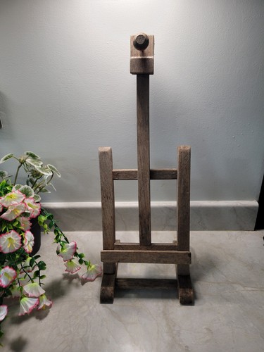 Wooden tabletop display easel - display,