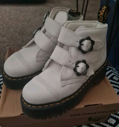 Martens devon flower white - dr,