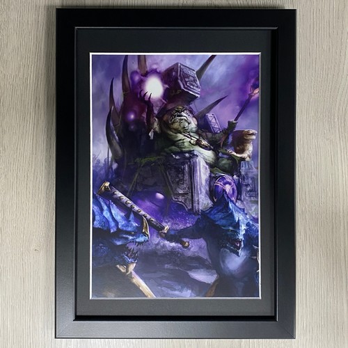 Seraphon framed art slann - framed,