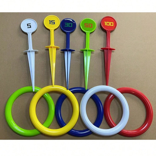 Outdoor numbered ring toss - ring,