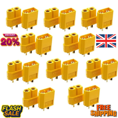 10pcs 5pairs xt60 male - xt60,