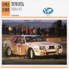 1983-1985 TOYOTA CELICA TCT Racing Classic Car Photo/Info Maxi Card