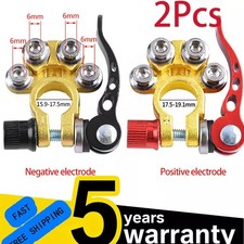 2PC 12V Battery Terminals Connectors Clamps Quick Release For Caravan Car Van UK