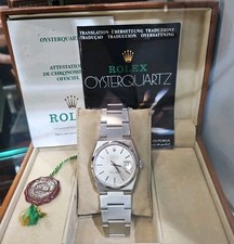 Rolex oysterquartz 1700 datejust Mens Watch With Original Box & Papers Serviced 