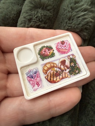 Vintage barbie food snack - snack, tray