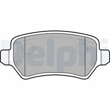 Disc Brake Brake Pad Set Delphi LP2209 Fits Opel Vauxhall Astra Classic Astra G