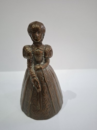 Minature vintage brass lady