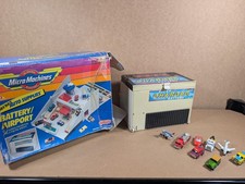 micro machines  battery airport 1989 vintage galoob no. 6466 
