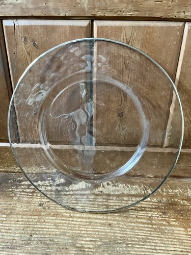 Vintage hammered glass 33cm - vintage,
