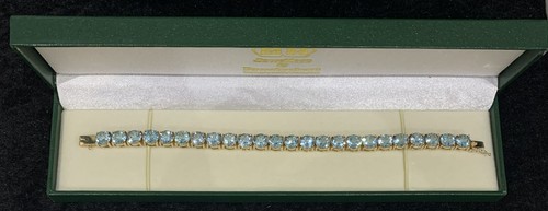 9ct yellow gold line bracelet