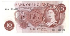 O'Brien Ten Shillings Banknote