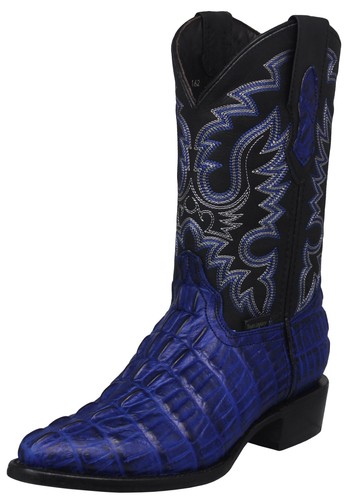Mens western cowboy boots blue - western,