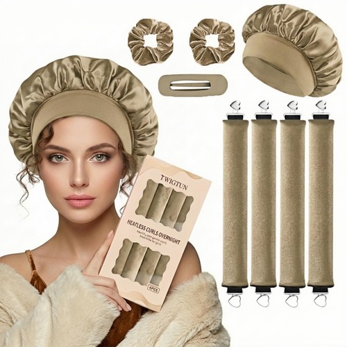 Heatless curls overnight hair - overnight,