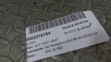 TOYOTA AURIS SAT NAV UNIT