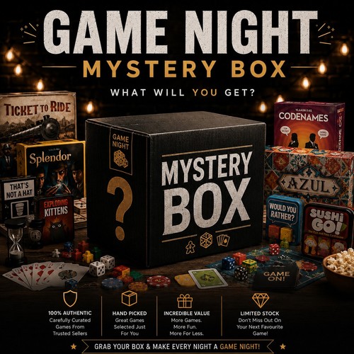 Game night mystery box - game,