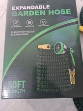Yofidra 50FT Garden Hose – 10 Funtion Nozzle 3X Expandable Water Hose