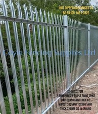 Palisade security fencing - fencing, 2.4m