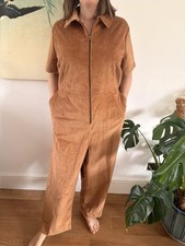 Joanie brown cord Jumpsuit