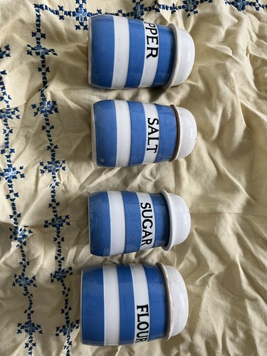 Vintage green cornishware - tg,