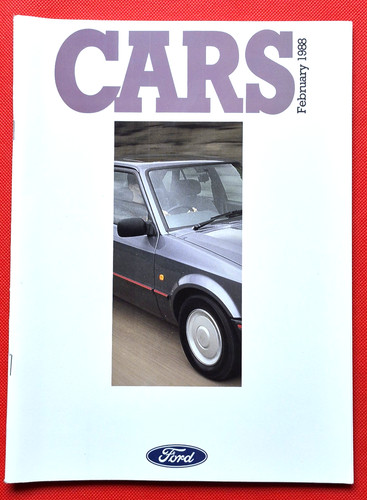 1988 ford cars brochure fiesta - ford,