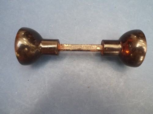 Vintage pair bakelite door - pair,