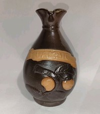 Handmade Lambic Beer Pottery Jug/Pitcher/Ewer Signed By Artist 17cm Tall