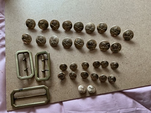 Ww2 raf uniform brass - raf,