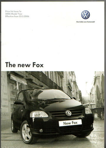 Volkswagen fox specifications - volkswagen,